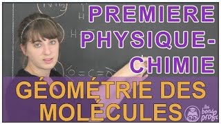 Géométrie des molécules  PhysiqueChimie 1ère  Les Bons Profs [upl. by Nnaid302]