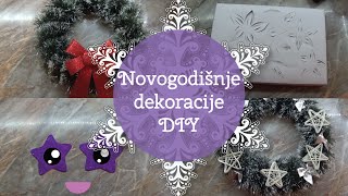 Novogodišnje dekoracije  DIY [upl. by Annahsat60]