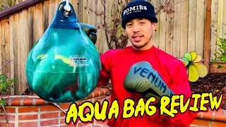 AQUA PUNCHING BAG HONEST REVIEW  DEMO 15quot 75 lb 🔥💧 [upl. by Lucinda103]