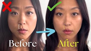 EASY Makeup Tips to Shorten a Long Philtrum [upl. by Winton]