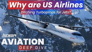 Why are US Airlines Ditching Turboprops  Aviation Deep Dive [upl. by Ahmar]