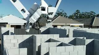 Robot Bricklayer Hadrian X Completes Display Home in Perth  This Is Construction [upl. by Meuser]