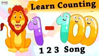 Learn Counting 1 100  Easy Numbers Song In English For Kids  Beginners  1100 Rhyme  19 M Views [upl. by Auberon870]