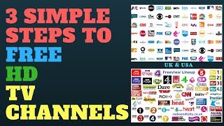 3 Simple Steps to FREE TV Channels [upl. by Hennessy942]