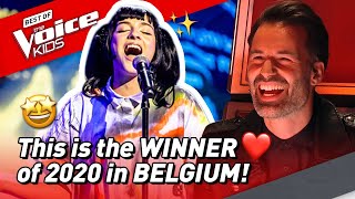 A STAR IS BORN Gala wins The Voice Kids 2020 in Belgium 😍 [upl. by Aitahs]