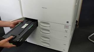 How to replace the waste toner bottle in your Ricoh printer [upl. by Denman125]