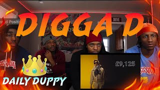 AMERICANS REACT Digga D  Daily Duppy  GRM Daily [upl. by Skurnik]