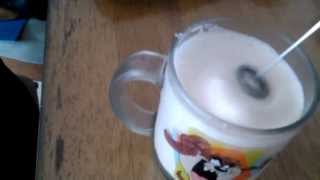 Aerolatte Review Frothing Cold Milk In Under 1 Minute [upl. by Aramois129]