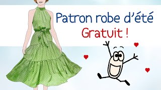 Patron gratuit robe dété [upl. by Libbna]