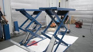 Nussbaum Jumbo HF 7 Scissor Lift Installation [upl. by Sana]