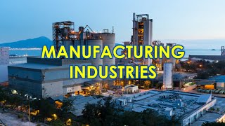 MANUFACTURING INDUSTRIES  PART 1  CBSE CLASS 10 GEOGRAPHY [upl. by Adnohsek835]