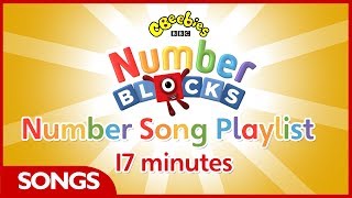 Numberblocks Songs Playlist  17 minutes  CBeebies [upl. by Hpotsirhc]