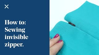 How To Sewing Invisible Zipper [upl. by Marius]