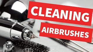 How To Deep Clean An Airbrush  Badger Sotar 2020 [upl. by Anirehc]